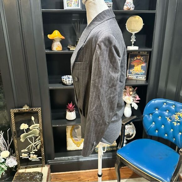 Michael Kors Vintages 90s Pinstripe Blazer Bodysuit Size 6 - Picture 5 of 10